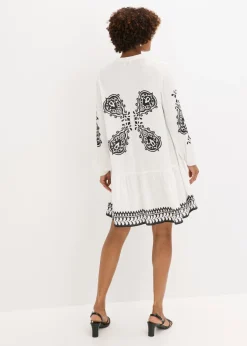 Mujer bonprix bonprix Vestido tipo túnica de viscosa estructurada