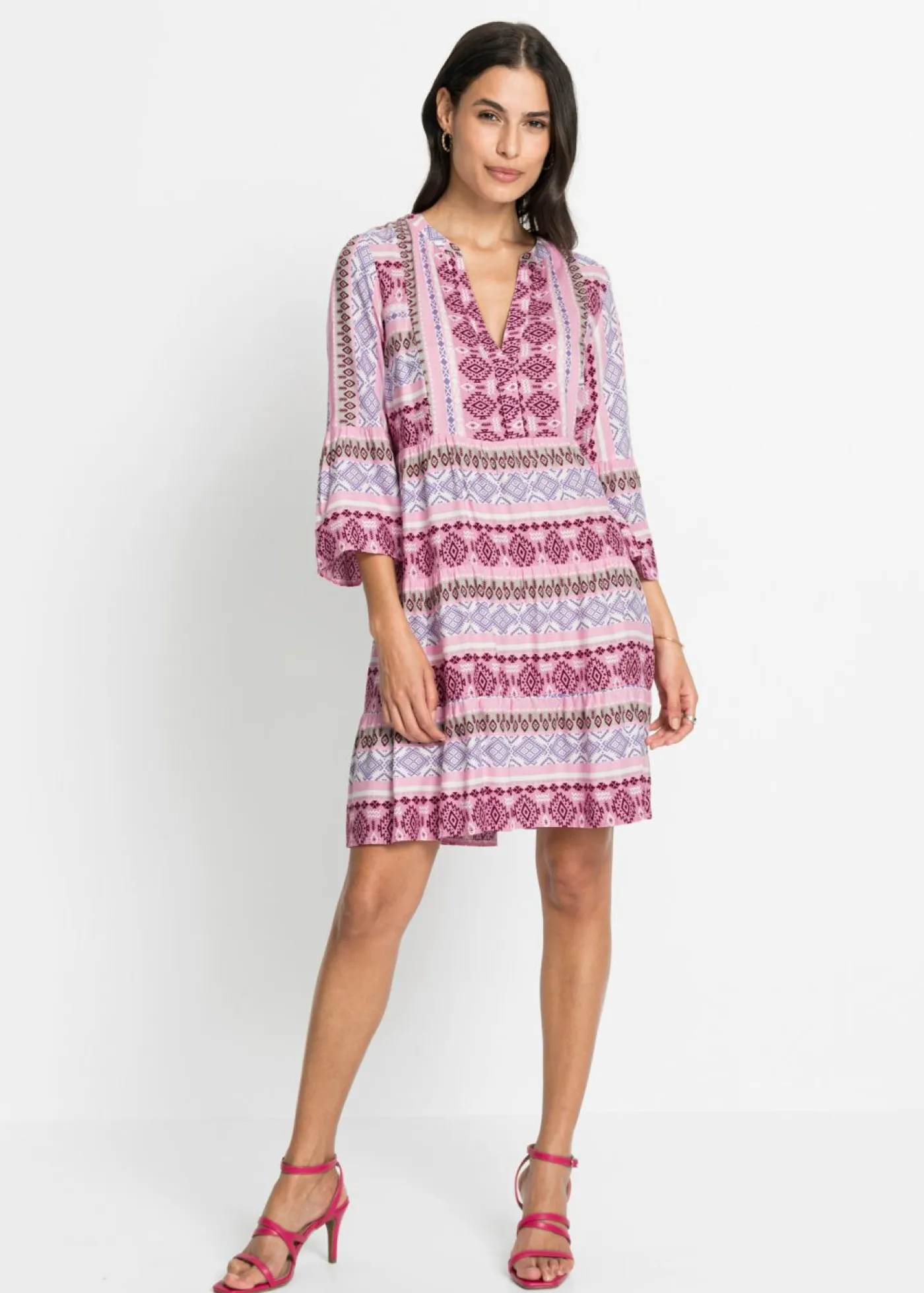 Mujer bonprix bonprix Vestido tipo túnica de viscosa fluida