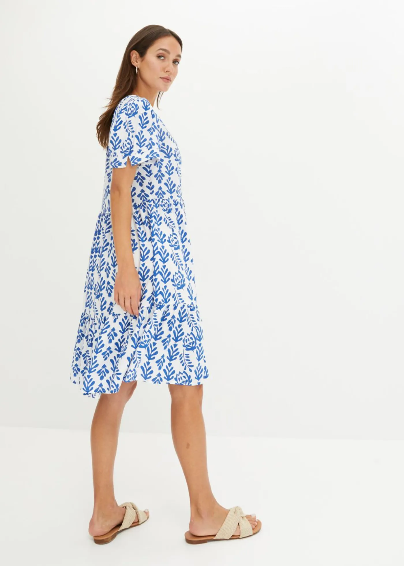 Mujer bonprix bonprix Vestido tipo túnica de viscosa pura