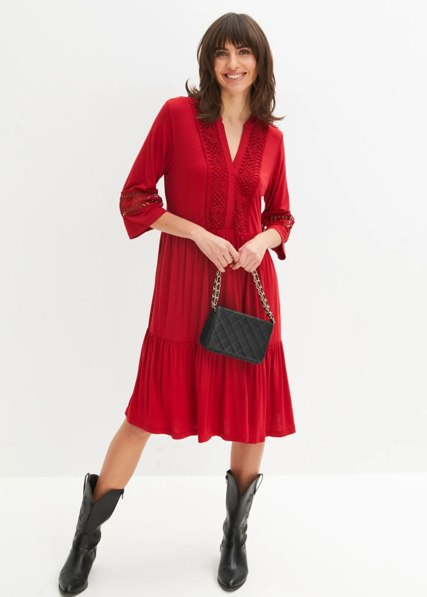 Mujer bonprix bonprix Vestido tipo túnica de viscosa suave