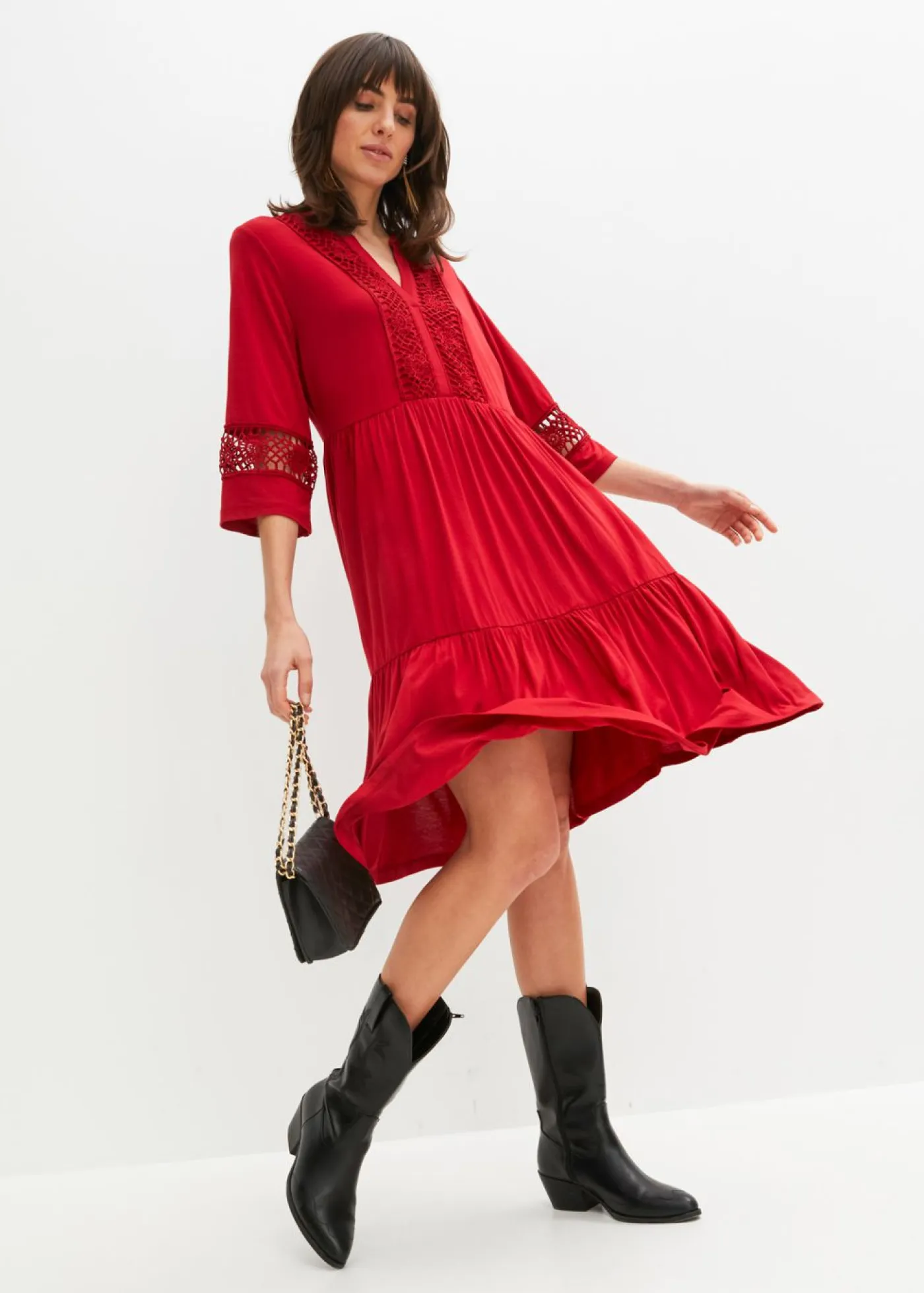 Mujer bonprix bonprix Vestido tipo túnica de viscosa suave