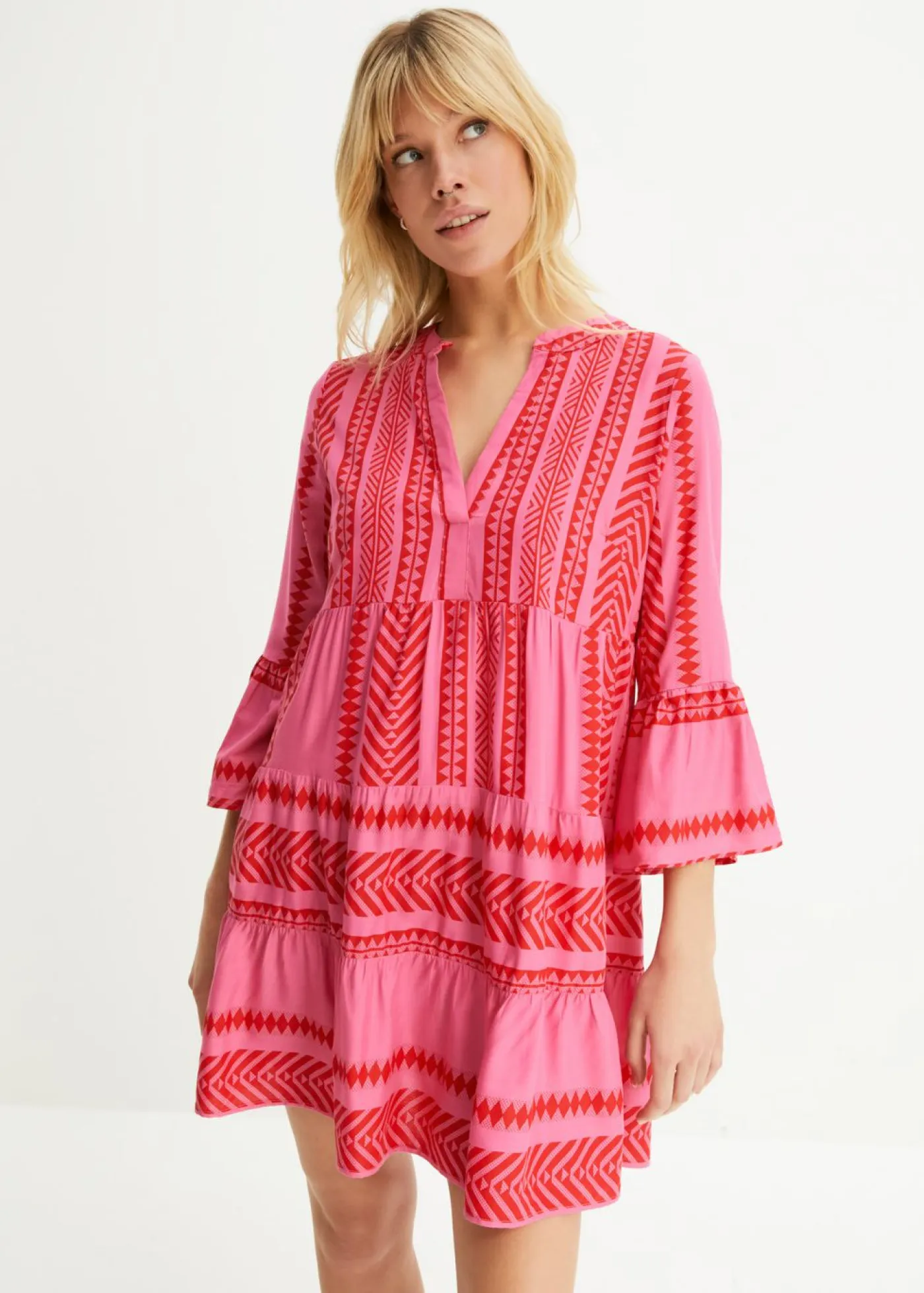 Mujer bonprix bonprix Vestido tipo túnica de viscosa fluida