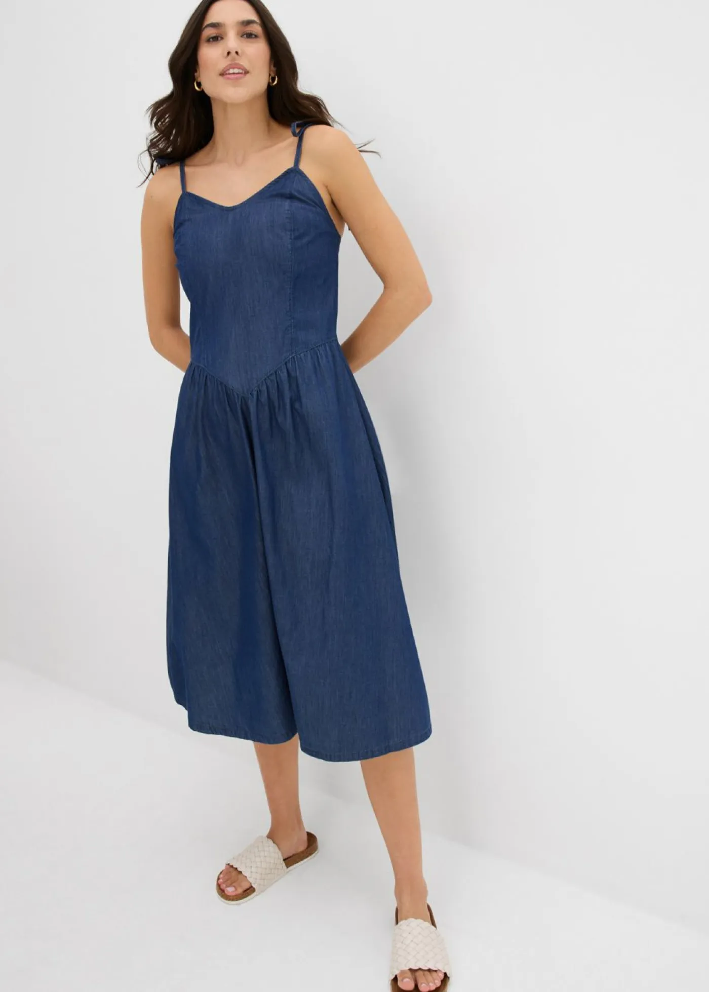 bonprix bonprix Vestidos>Vestido vaquero Azul piedra