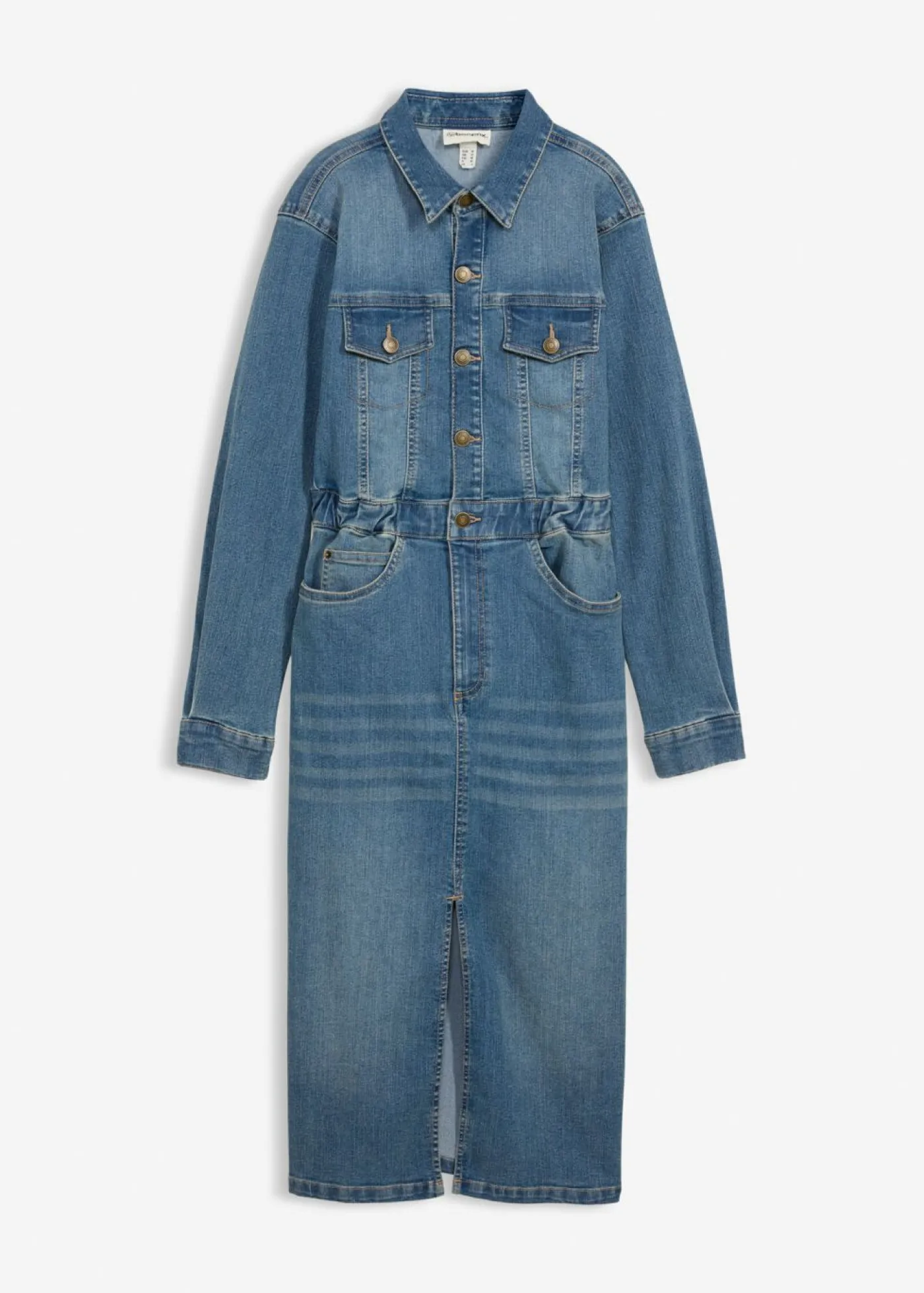 Mujer bonprix bonprix Vestido vaquero con algodón orgánico