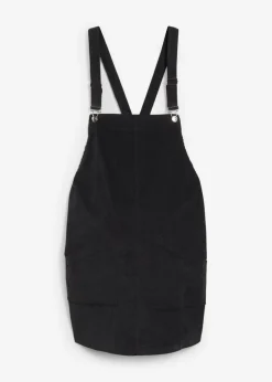 bonprix bonprix Premamá>Vestido-peto premamá de pana de algodón elástico Gris oscuro