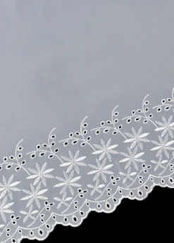 bonprix bonprix Cortinas Baratas|Visillos>Visillo con bordado calado Blanco
