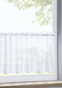 bonprix bonprix Visillo con borde bordado