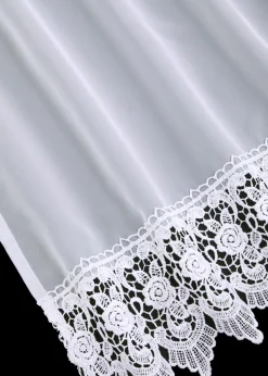 bonprix bonprix Visillo con borde de ganchillo