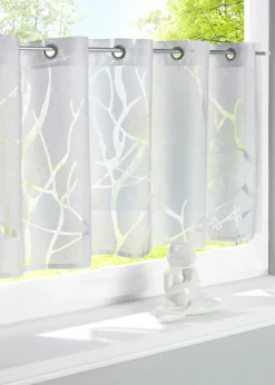 bonprix bonprix Visillos>Visillo con diseño ahumado Blanco