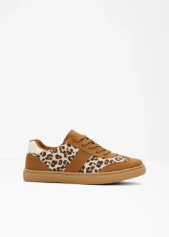bonprix bonprix Zapatillas>Zapatillas animal look estampado leo marrón