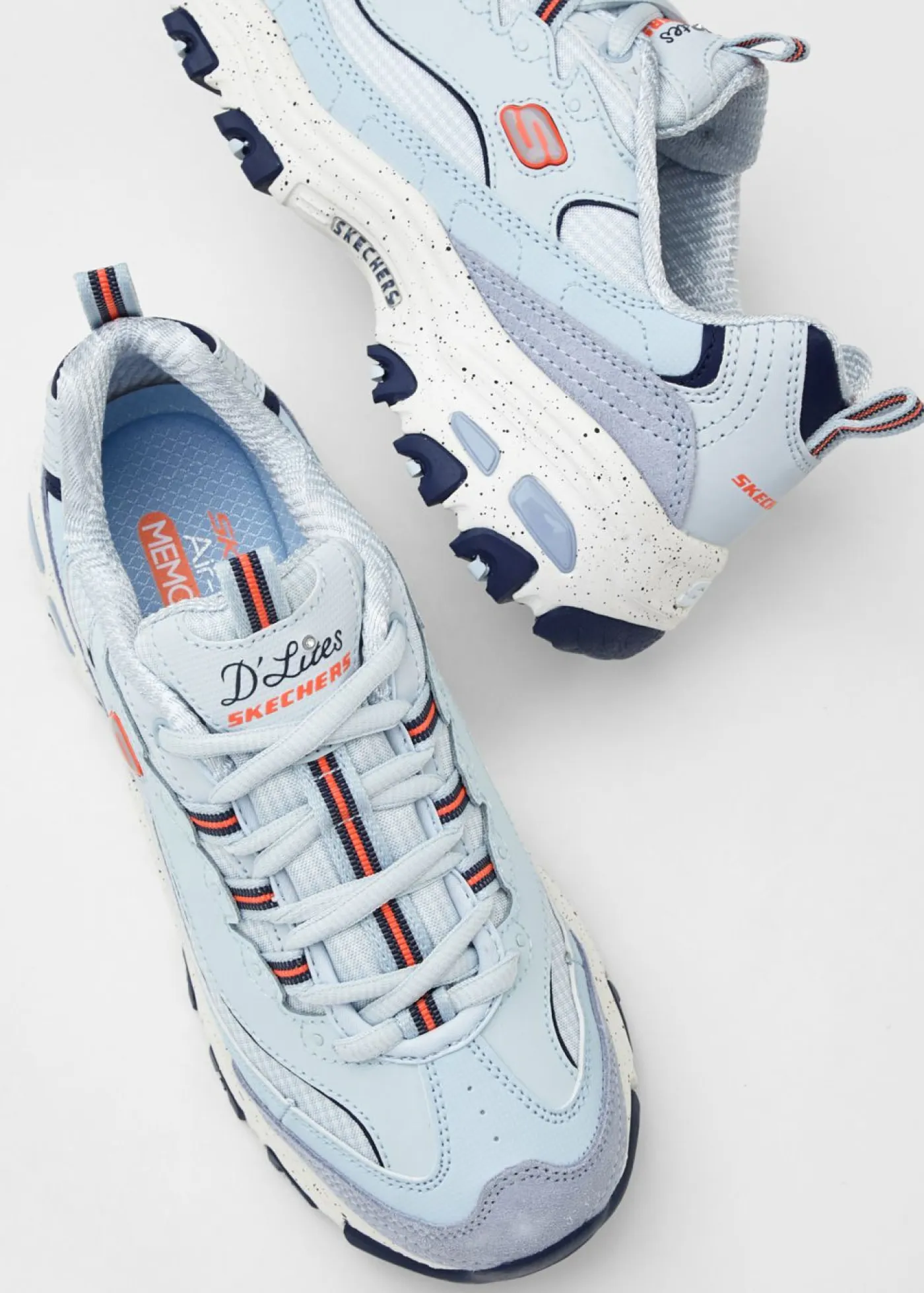 bonprix Skechers Zapatos De Marca·Skechers|Zapatillas>Zapatillas chunky de Skechers con espuma viscoelástica Azul claro