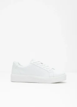 bonprix bonprix Tendencias·Zapatos Veganos|Zapatillas>Zapatillas con plataforma Blanco