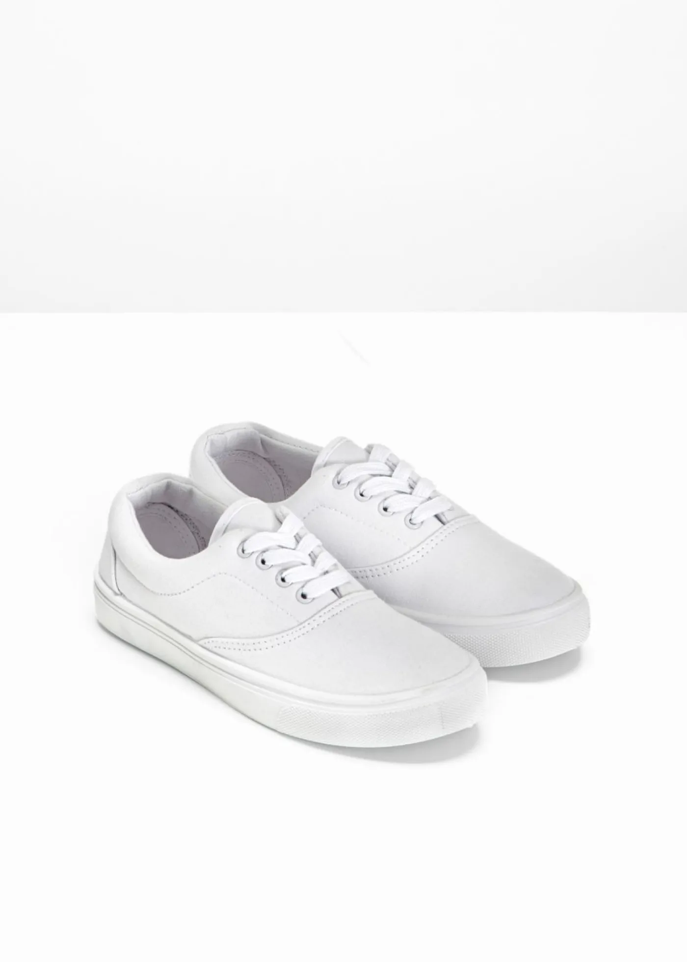 bonprix bonprix Zapatillas|Tendencias·Zapatos Veganos>Zapatillas de lona de algodón Blanco