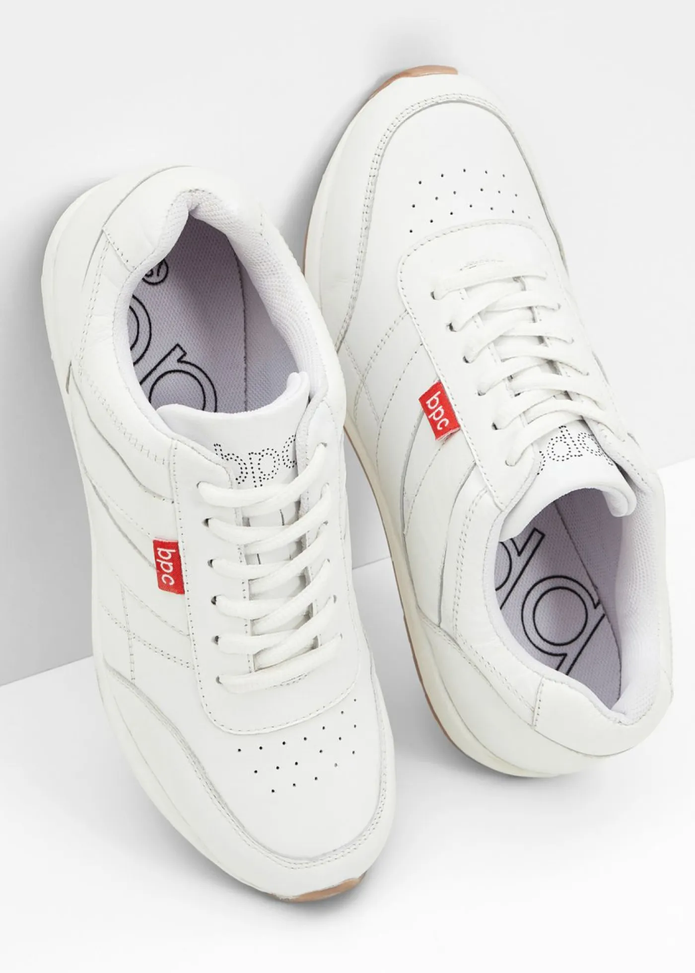 bonprix bonprix Zapatillas Deportivas|Zapatillas>Zapatillas de piel Blanco