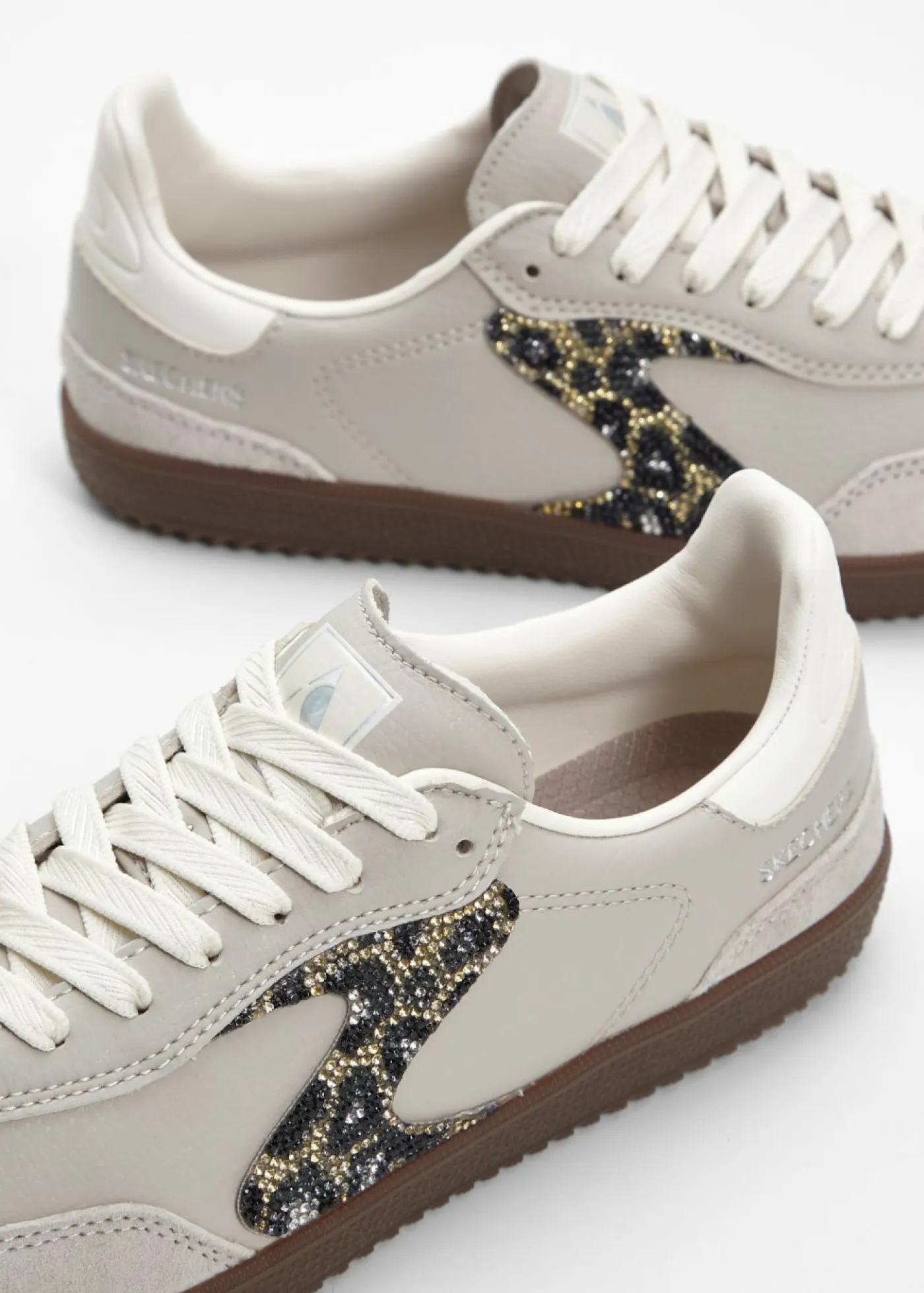 bonprix Skechers Zapatos De Marca·Skechers|Zapatillas>Zapatillas de Skechers estampado leo gris