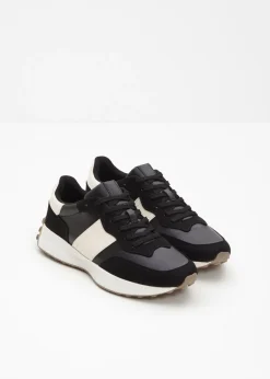 bonprix bonprix Zapatillas>Zapatillas deportivas Negro + blanco perla
