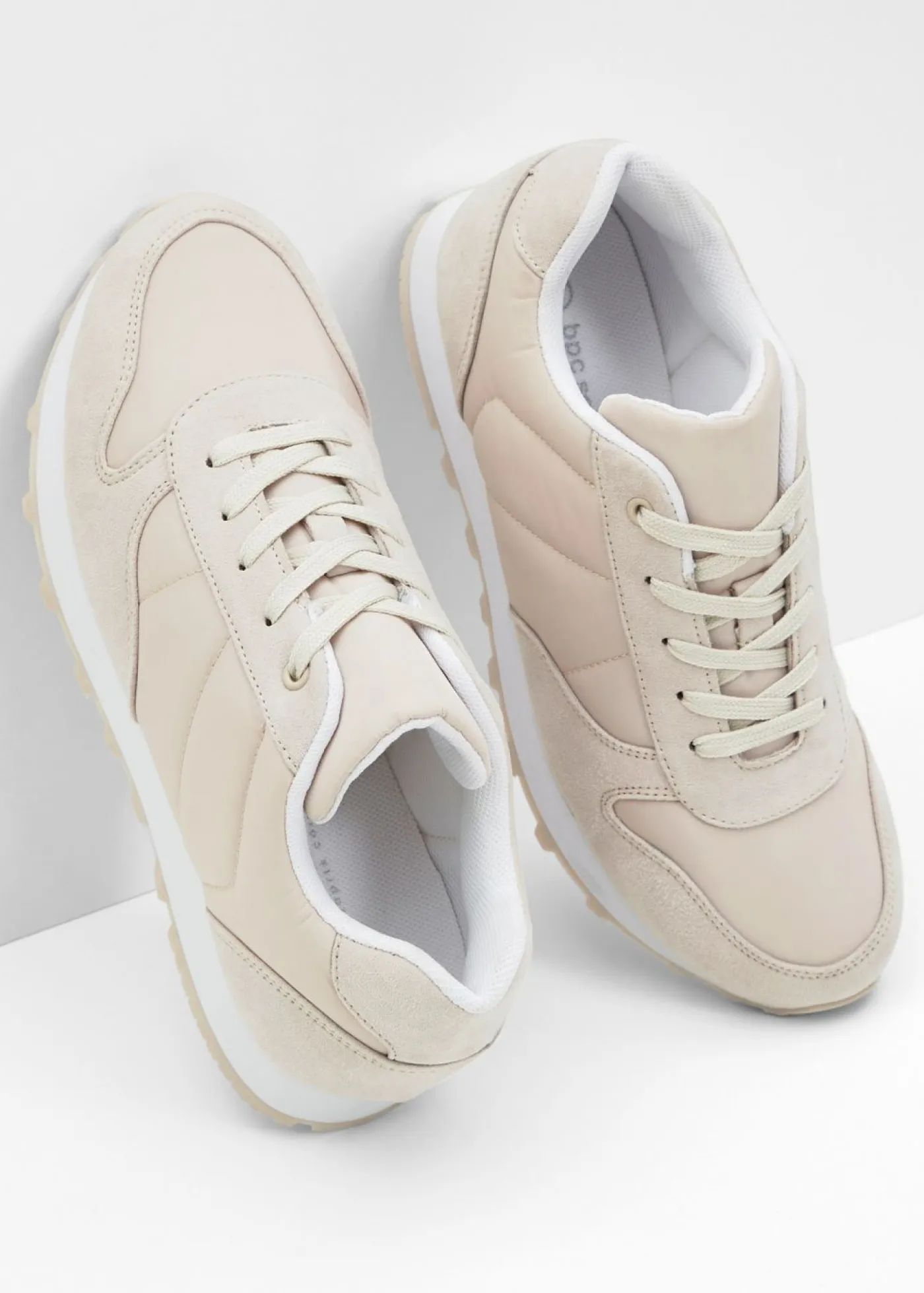bonprix bonprix Tendencias·Zapatos Veganos|Zapatillas>Zapatillas deportivas Beige