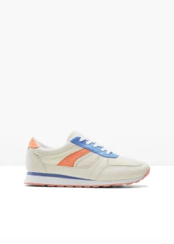 bonprix bonprix Tendencias·Zapatos Veganos|Zapatillas Deportivas>Zapatillas deportivas beige-naranja-azul