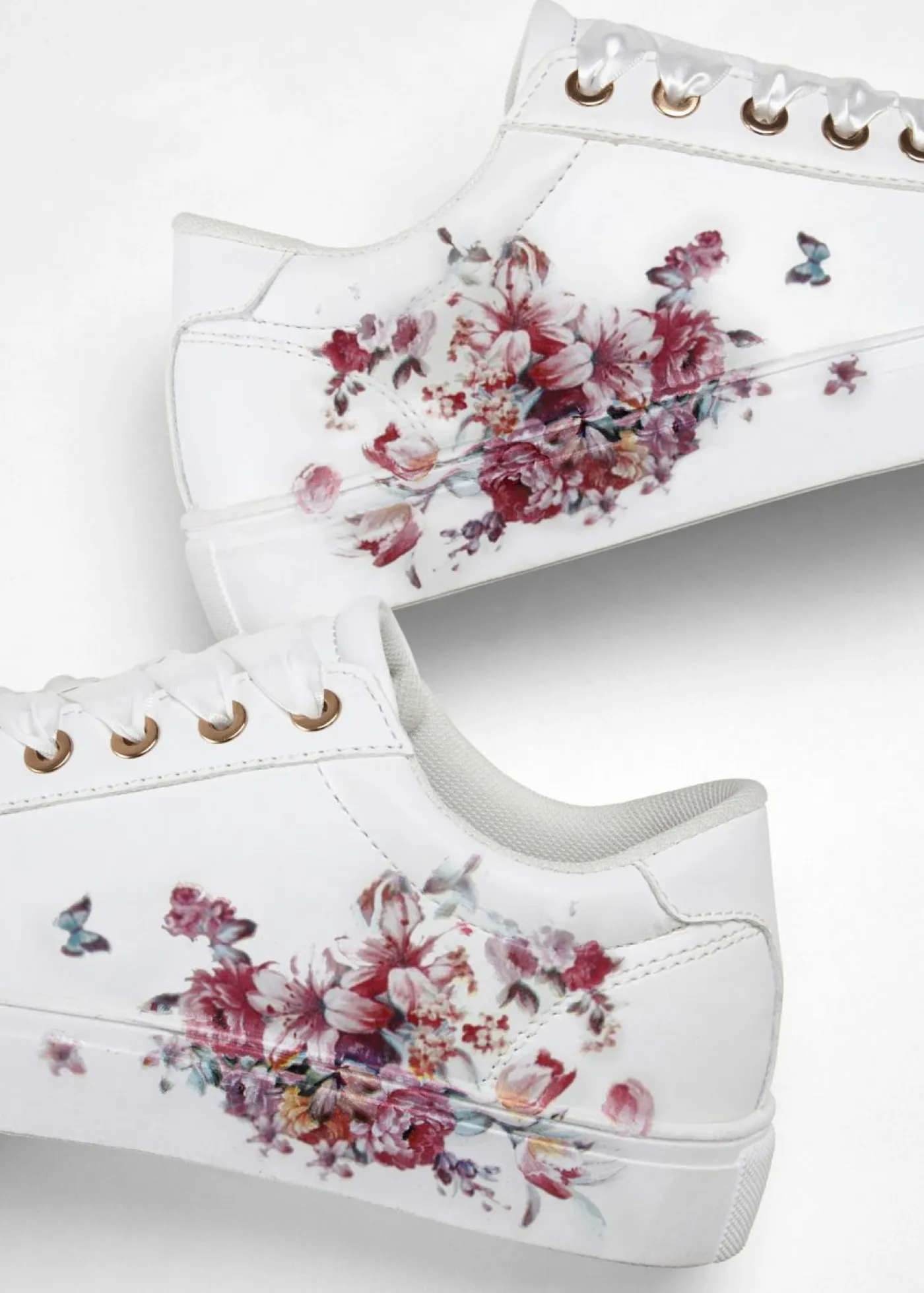 Mujer bonprix bonprix Zapatillas deportivas con estampado de flores