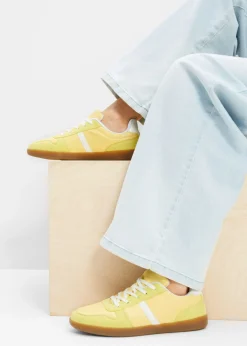 bonprix bonprix Tendencias·Zapatos Veganos|Novedades>Zapatillas deportivas de estilo retro Amarillo claro
