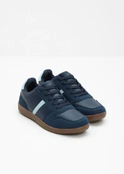bonprix bonprix Tendencias·Zapatos Veganos|Novedades>Zapatillas deportivas de estilo retro Azul marino + azul claro