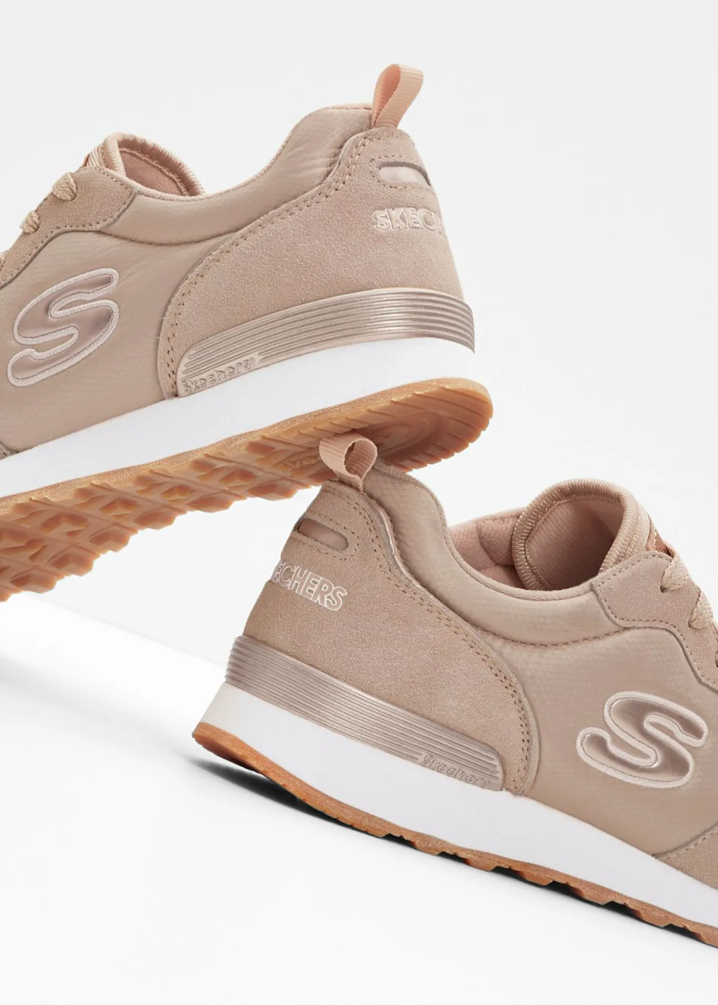 bonprix Skechers Zapatos De Marca·Skechers|Novedades>Zapatillas Skechers con espuma viscoelástica Beige