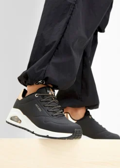 bonprix Skechers Zapatos De Marca·Skechers|Zapatillas>Zapatillas Skechers con espuma viscoelástica Negro-oro rosado