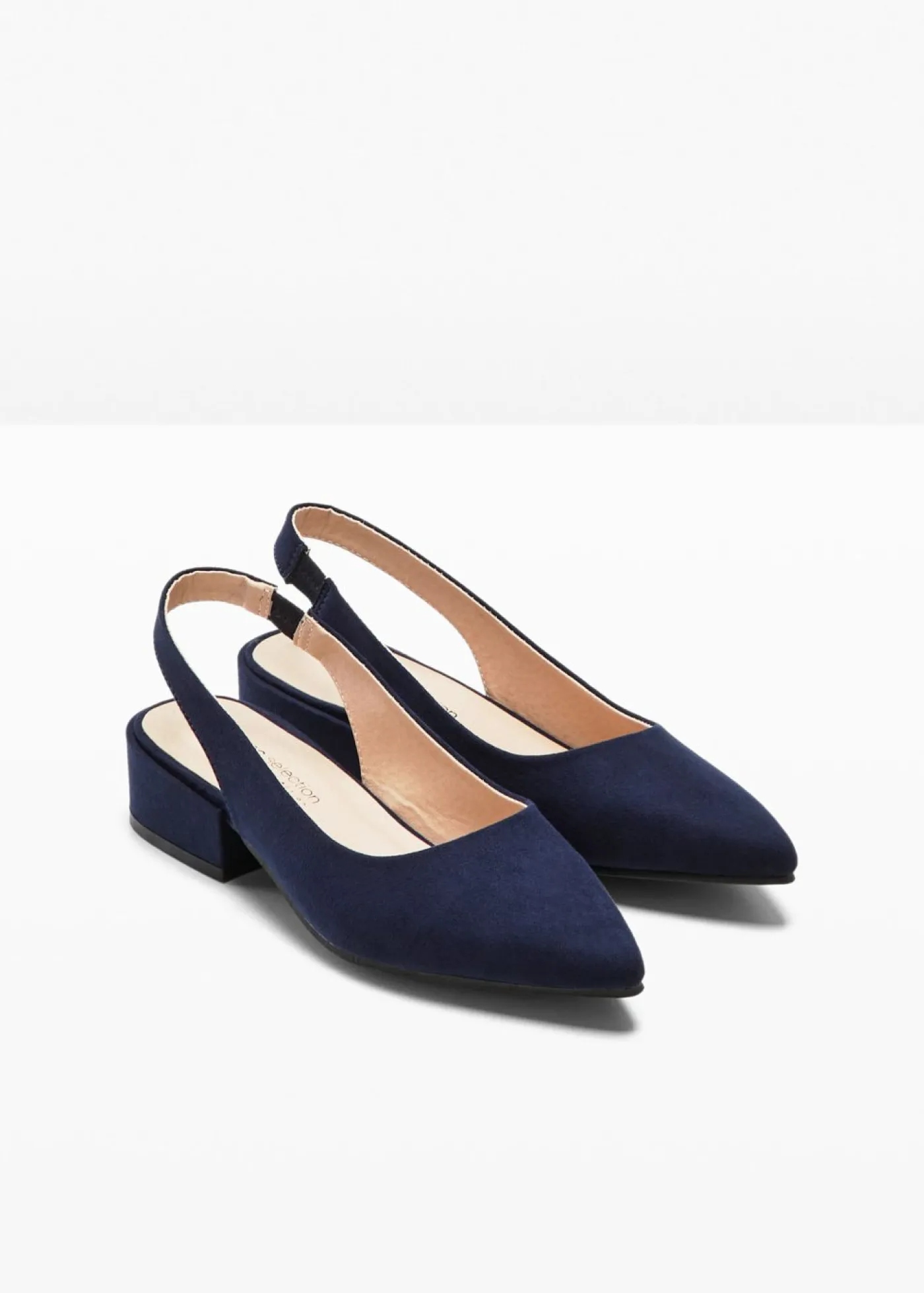 Mujer bonprix bonprix Zapatos con tacón plano y talón al descubierto