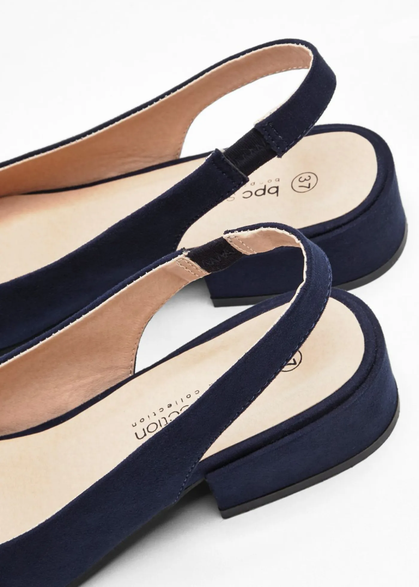 Mujer bonprix bonprix Zapatos con tacón plano y talón al descubierto