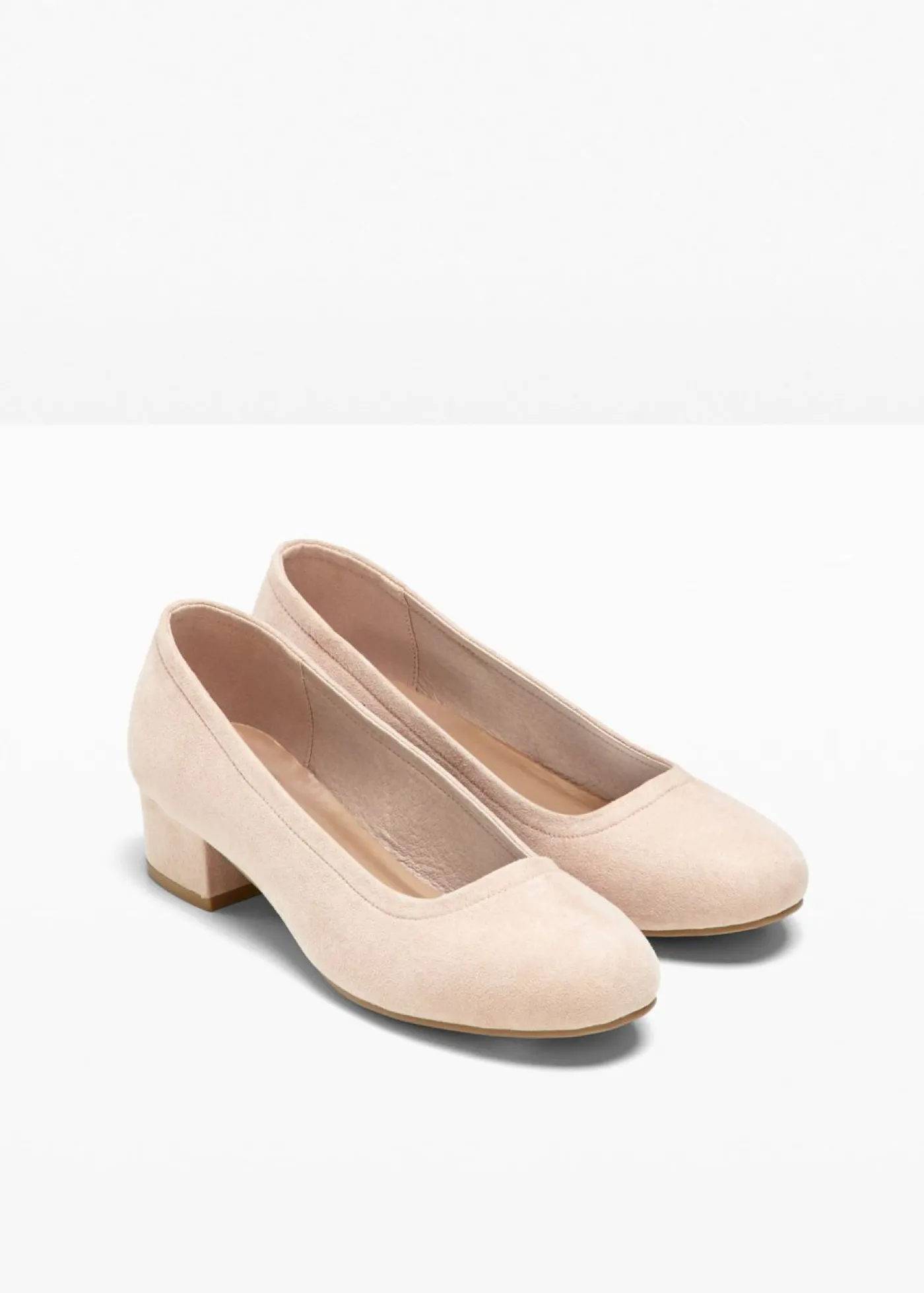 bonprix bonprix Tendencias·Zapatos Veganos|Tendencias·Fiesta>Zapatos de tacón con tacón ancho Beige