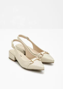 Mujer bonprix bonprix Zapatos de tacón con talón al descubierto