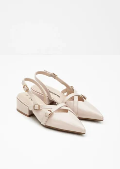 Mujer bonprix bonprix Zapatos de tacón con talón al descubierto