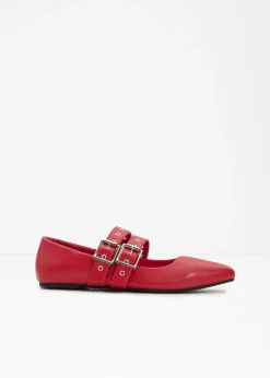 bonprix bonprix Tendencias·Zapatos Veganos|Zapatos Primavera-Verano>Zapatos tipo Mary Jane con plantilla acolchada Rojo