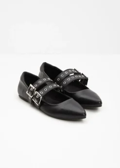 bonprix bonprix Tendencias·Zapatos Veganos|Zapatos Primavera-Verano>Zapatos tipo Mary Jane con plantilla acolchada Negro